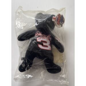 Nascar Dale Earnhardt Sr Team Speed Bears Black Teddy Bear Beanie Plush Toy NWT